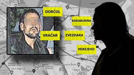 Beograd silovatelj I M Mapa