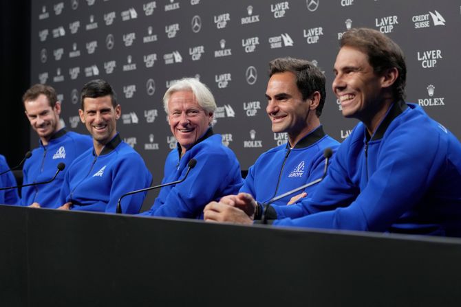 Novak Đoković, Rodžer Federer, Rafael Nadal