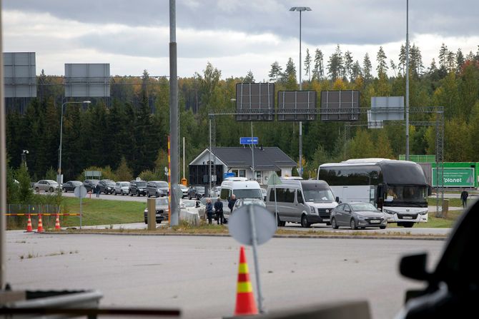 Granica Rusija Finska gužva kolone