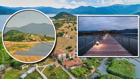 Ostrvo Sveti Ahil Prespansko jezero Grčka