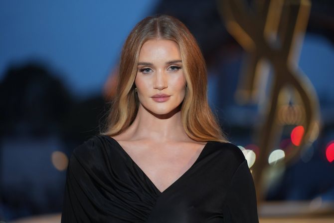 Moda revija Sen Loran Rozi Hantington Vajtli Rosie Huntington Whiteley