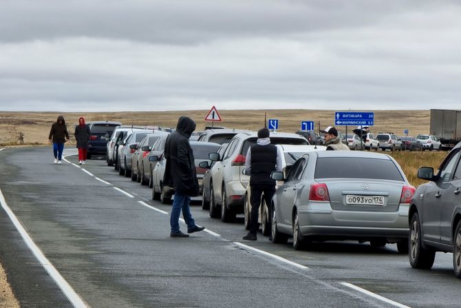 Granica Rusija Kazahstan gužve kolona