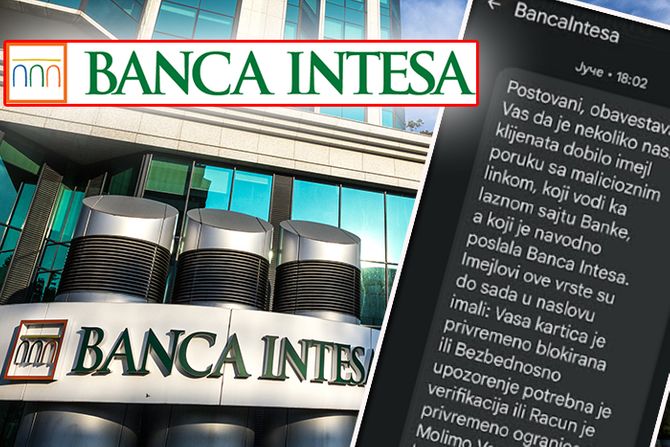 Banka Inteza Banca Intesa Mejl Poruka