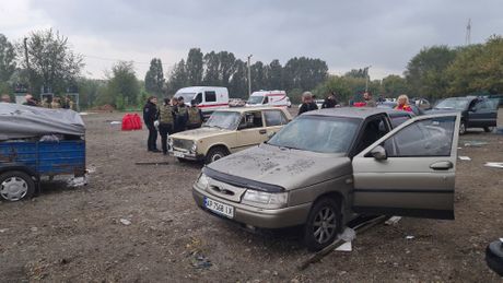Napad na konvoj, Zaporožje, Ukrajina