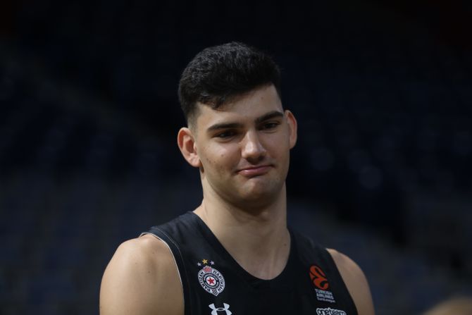 KK Partizan, Media Day, Tristan Vukčević