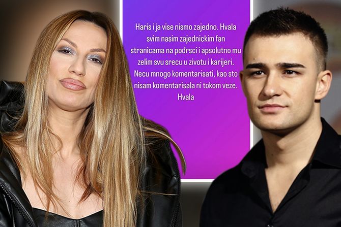 Rada Manojlović Haris Berković Instagram raskid Rada Manojlović Haris Berković Instagram raskid