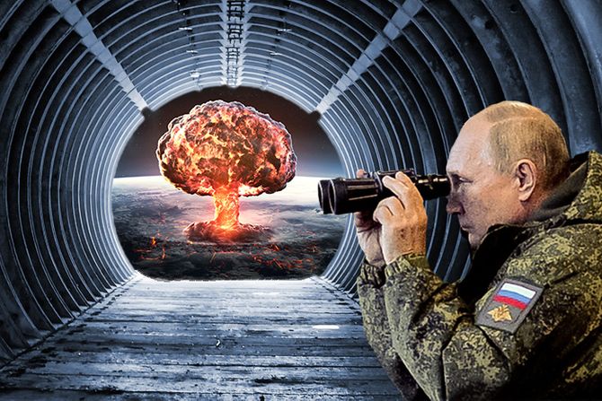 Vladimir Putin, nuklearna eksplozija, bunker Vladimir Putin, nuklearna eksplozija, bunker