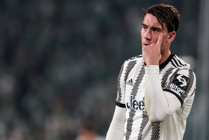 FK Juventus - FK Makabi, Dušan Vlahović FK Juventus - FK Makabi, Dušan Vlahović