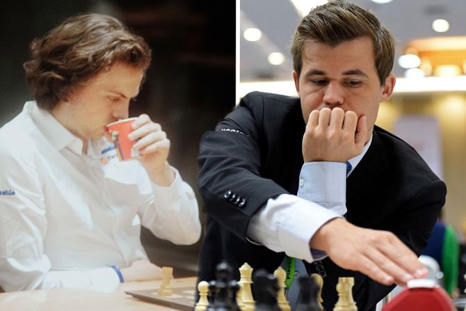 Hans Niemann i Magnus Carlsen