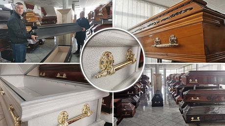 Čačak grobnica kao faraon najskuplji sanduk kovčeg u Srbiji