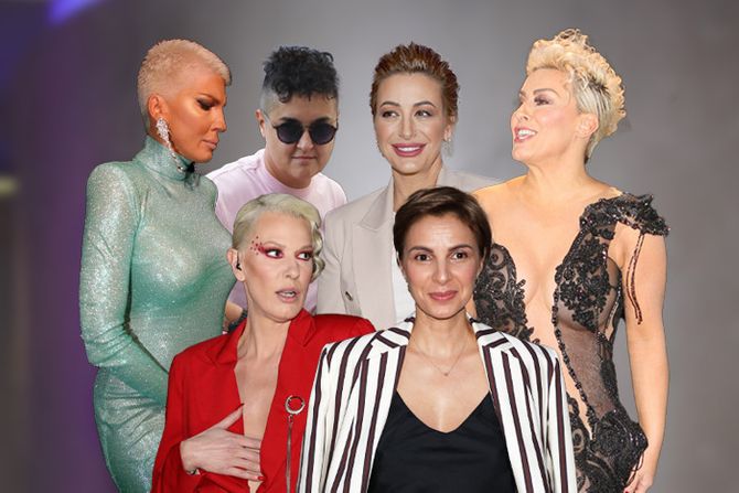 Jelena Karleuša, Marija Šerifovic, Dušica Jakovljević, Indira Levak, Tijana Dapčević, Marina Tadić