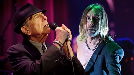 Leonard Koen Leonard Cohen i  Igi Pop Iggy Pop