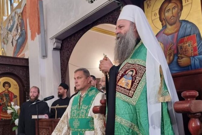 Patrijarh Porfirije, ustoličen Episkop zapadnoevropski vladika Justin