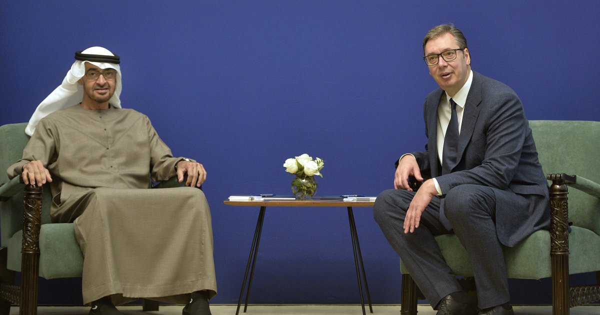 Mohamed Bin Zayed Al Nahyan's message to Aleksandar Vucic on Statehood ...