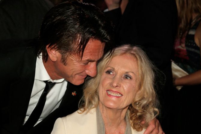 Sean Penn and Eileen Ryan