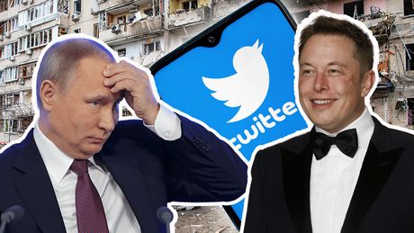 Rusija Ukrajina rat Vladimir Putin Elon Mask Tviter