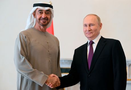 šeik Mohamed bin Zajed al Nahjan Vladimir Putin