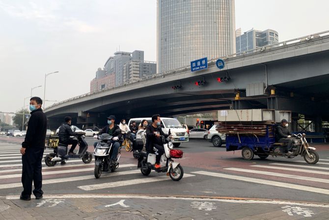 Peking Kina protest