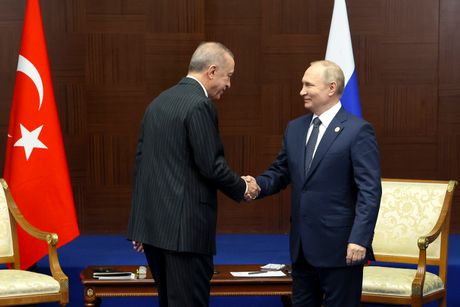 Vladimir Putin Redžep Tajip Erdogan Astana