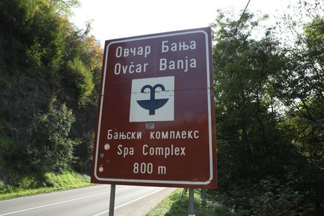 Ovčar Banja, Srušeni most