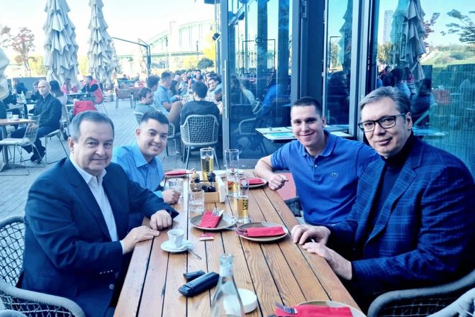 Ivica Luka Dačić i Danilo Aleksandar Vučić Ivica Luka Dačić i Danilo Aleksandar Vučić
