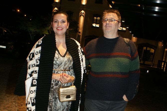 Beogradski pobednik nagrade, Milica Milša sa suprugom Beogradski pobednik nagrade, Milica Milša sa suprugom