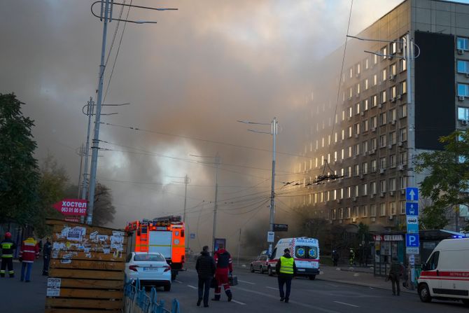 Kijev, Ukrajina, eksplozija