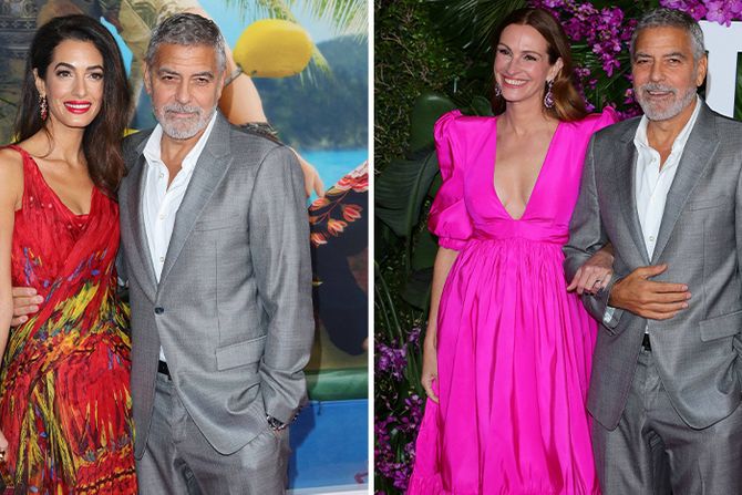 Džordž Kluni, Amal Kluni, Džulija Roberts Džordž Kluni, Amal Kluni, Džulija Roberts