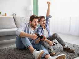 tata, dete, porodica, igrice, video-igrice