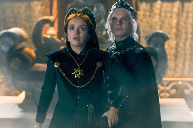 House of the Dragon Kuća zmaja Olivia Cooke  i Tom Glynn Carney