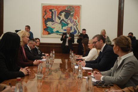 Aleksandar Vučić i  predsednica Skupštine CG Danijela Đurović