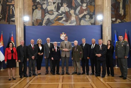 Aleksandar Vučić, delegacija SUBNOR-a, Dan oslobođenja Beograda