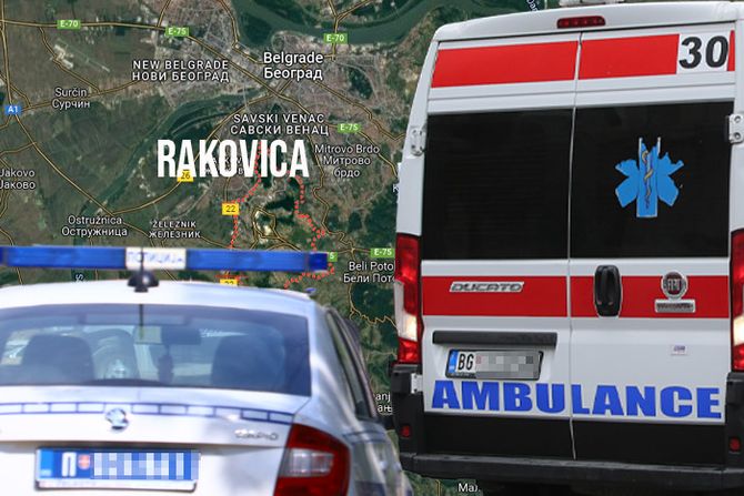 Rakovica hitna pomoć, policija