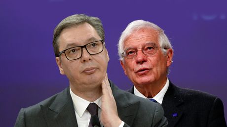 Aleksandar Vučić i Josep Borrell