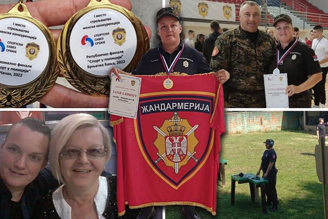 Bilja Đorović najbolji strelac MUPa Bilja Đorović najbolji strelac MUPa