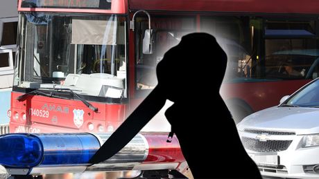 nož policija autobus automobil ubadanje