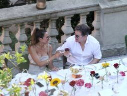 Matt Damon and Luciana Barroso