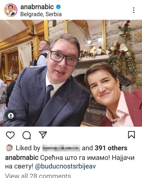 Aleksandar Vučić i Ana Brnabić
