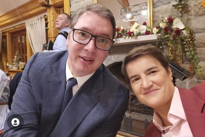 Aleksandar Vučić i Ana Brnabić