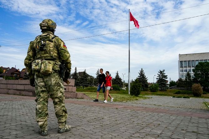 Kherson Herson ruski vojnici Ukrajina vojnik