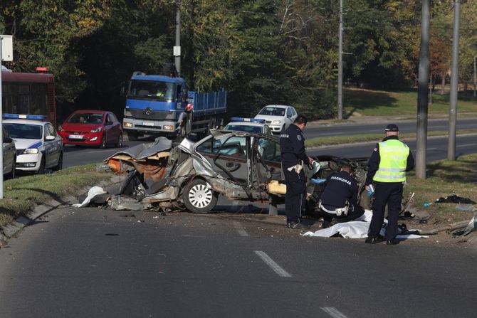 Udes u Vojislava Ilića, Saobraćajna nesreća