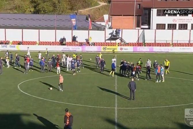 FK Javor - FK TSC, tuča FK Javor - FK TSC, tuča