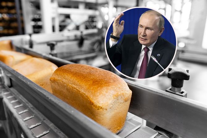 Pekara hleb i Vladimir Putin Pekara hleb i Vladimir Putin