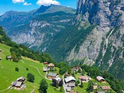 Selo Gimmelwald - Gimelvald, Švajcarska