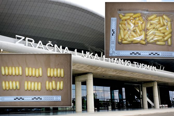 Hrvatska Zagreb aerodrom droga kokain zaplena Brazilac mula