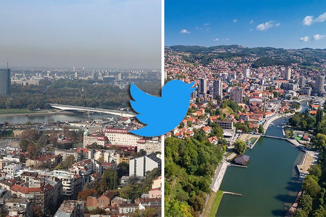 Beograd, Užice, Twitter