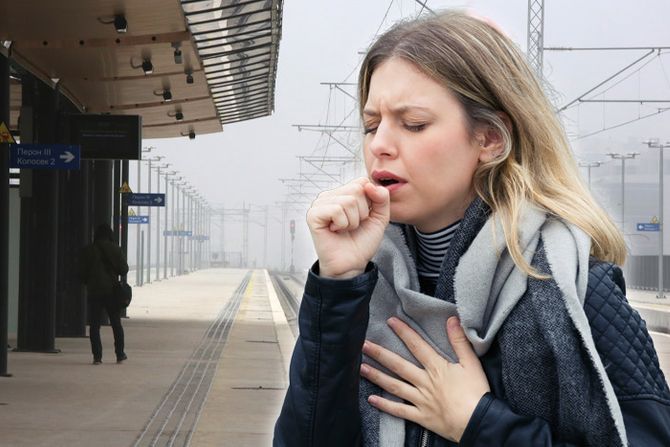 Smog zagađenje vazduha kašalj