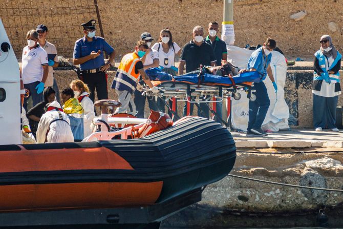 Italija, migranti, ostrvo Lampedusa, Sicilija