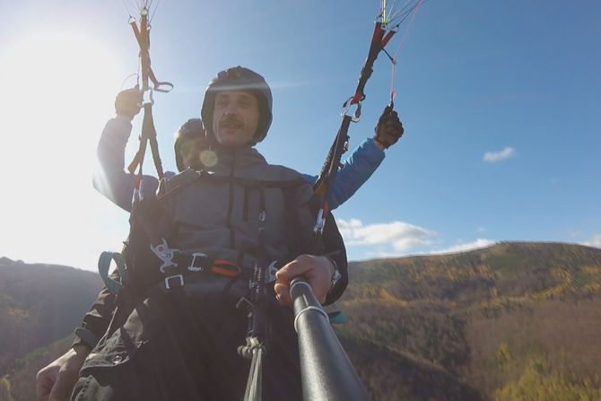 Neverovatan podvig Marka iz Arilja, let paraglajderom