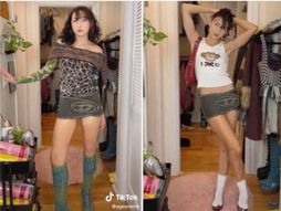 Modna blogerka, suknja